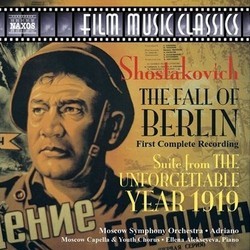 The Fall of Berlin / The Unforgettable Year 1919 Soundtrack (Dmitri Shostakovich) - CD-Cover