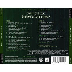 The Matrix Revolutions Colonna sonora (Don Davis) - Copertina posteriore CD