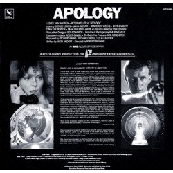Apology Soundtrack (Maurice Jarre) - CD Back cover