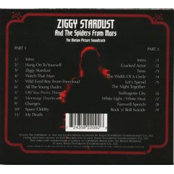 Ziggy Stardust and the Spiders from Mars Soundtrack (David Bowie) - CD Back cover