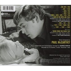 The Family Way サウンドトラック (Paul McCartney) - CD裏表紙