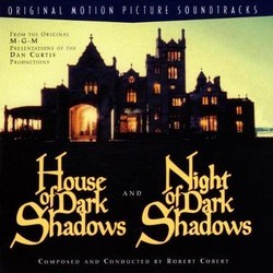 House of Dark Shadows / Night of Dark Shadows サウンドトラック (Robert Cobert) - CDカバー