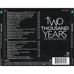Two Thousand Years: Music From The Major Television Series Ścieżka dźwiękowa (Various Artists) - Okładka CD