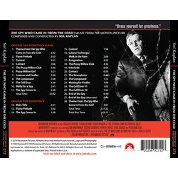 The Spy Who Came in from the Cold Soundtrack (Sol Kaplan) - CD Back cover