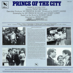 Prince of the City Soundtrack (Paul Chihara) - CD Back cover