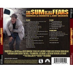 The Sum of All Fears Colonna sonora (Jerry Goldsmith) - Copertina posteriore CD