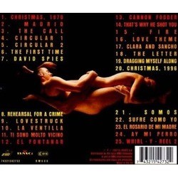 Live Flesh Ścieżka dźwiękowa (Alberto Iglesias) - Tylna strona okladki plyty CD