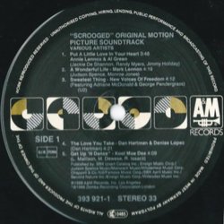 Scrooged サウンドトラック (Various Artists) - CDインレイ