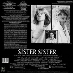 Sister, Sister Colonna sonora (Richard Einhorn) - Copertina posteriore CD