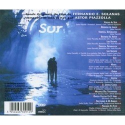 Sur Colonna sonora (Various Artists, Astor Piazzolla, Fernando E. Solanas) - Copertina posteriore CD