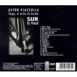 Tango, El Exilo De Gardel Soundtrack (Astor Piazzolla, Fernando E. Solanas) - CD Back cover