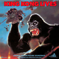 King Kong Lives Trilha sonora (John Scott) - capa de CD