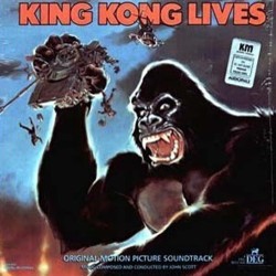 King Kong Lives Trilha sonora (John Scott) - capa de CD