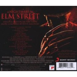 A Nightmare on Elm Street Colonna sonora (Steve Jablonsky) - Copertina posteriore CD