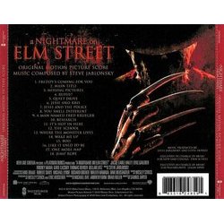 A Nightmare on Elm Street Trilha sonora (Steve Jablonsky) - CD capa traseira