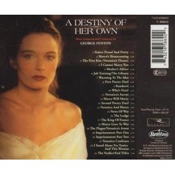 A Destiny of Her Own Soundtrack (George Fenton) - CD Back cover