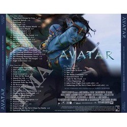 Avatar Soundtrack (James Horner) - CD Back cover