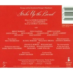 Strike Up The Band Soundtrack (George Gershwin, Ira Gershwin) - CD Trasero