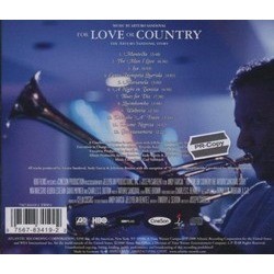 For Love or Country: The Arturo Sandoval Story Soundtrack (Arturo Sandoval) - CD Back cover