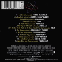 Blast from the Past Soundtrack (Various Artists) - CD Back cover