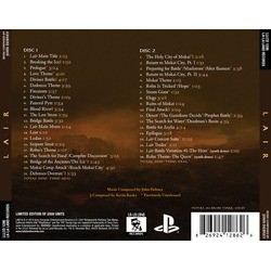 Lair 声带 (John Debney, Kevin Kaska) - CD后盖