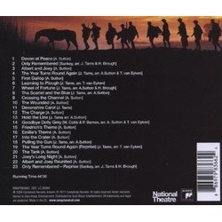 War Horse Ścieżka dźwiękowa (Adrian Sutton, John Tams) - Tylna strona okladki plyty CD