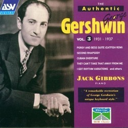 The Authentic George Gershwin 3 Soundtrack (George Gershwin) - CD cover