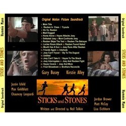 Sticks and Stones Colonna sonora (Hummie Mann) - Copertina posteriore CD