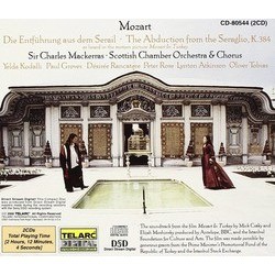 Die Entfhrung aus dem Serail Trilha sonora (Sir Charles Mackerras, Wolfgang Amadeus Mozart) - CD capa traseira