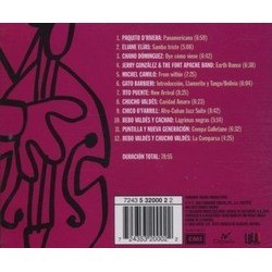 Calle 54 Ścieżka dźwiękowa (Various Artists) - Tylna strona okladki plyty CD
