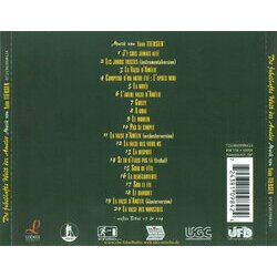 Die Fabelhafte Welt der Amelie サウンドトラック (Frhel , Russ Columbo, Yann Tiersen) - CD裏表紙