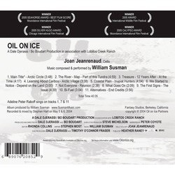 Oil on Ice Soundtrack (William Susman) - CD Back cover