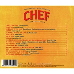 Chef Trilha sonora (Various Artists) - CD capa traseira