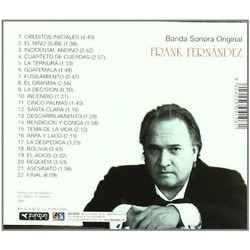 Che Colonna sonora (Frank Fernandez) - Copertina posteriore CD