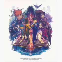 Professor Layton Vs. Gyakuten Saiban Magical Mystery Music Colonna sonora (Yasumasa Kitagawa, Tomohito Nishiura, Masakazu Sugimori) - Copertina del CD