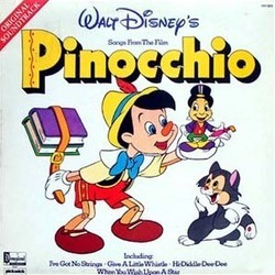 Pinocchio サウンドトラック (Leigh Harline, Paul J. Smith) - CDカバー