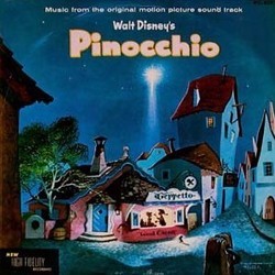 Pinocchio サウンドトラック (Leigh Harline, Paul J. Smith) - CDカバー
