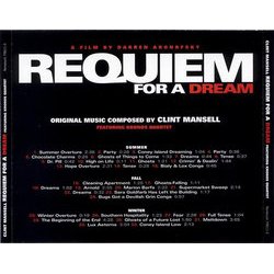 Requiem For A Dream Colonna sonora (Clint Mansell) - Copertina posteriore CD