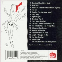 The Nervous Set Soundtrack (Fran Landesman , Tommy Wolf) - CD Back cover