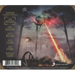 The War of the Worlds, The New Generation Ścieżka dźwiękowa (Jeff Wayne, Jeff Wayne) - Tylna strona okladki plyty CD
