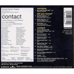 Contact: Music from the Broadway Show Ścieżka dźwiękowa (Various Artists, Various Artists) - Tylna strona okladki plyty CD