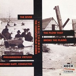 The Plow that Broke the Plains / The River Ścieżka dźwiękowa (Virgil Thomson) - Okładka CD