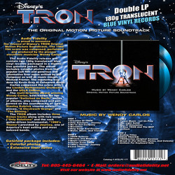 Tron Trilha sonora (Wendy Carlos) - CD capa traseira