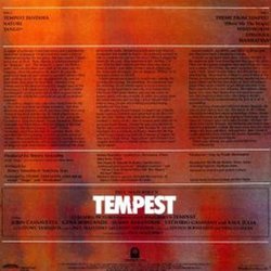Tempest Soundtrack (Stomu Yamashta) - CD Back cover