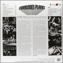 Forbidden Planet サウンドトラック (Bebe & Louis Baron) - CD裏表紙