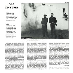 3:10 to Yuma サウンドトラック (George Duning) - CD裏表紙