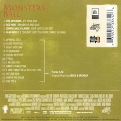 Monster's Ball サウンドトラック (Asche and Spencer ) - CD裏表紙