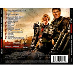 Edge of Tomorrow Soundtrack (Christophe Beck) - CD Back cover
