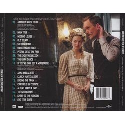 A Million Ways to Die in the West Soundtrack (Joel McNeely) - CD Back cover