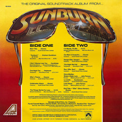Sunburn Ścieżka dźwiękowa (Various Artists, John Cameron) - Tylna strona okladki plyty CD